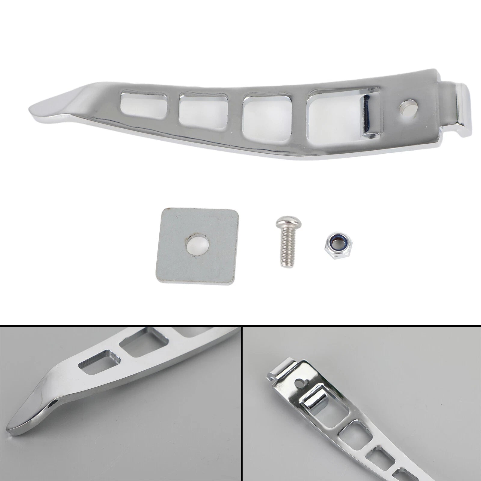 Chrome Kickstand Extension for Harley Dyna Low Rider Street Bob