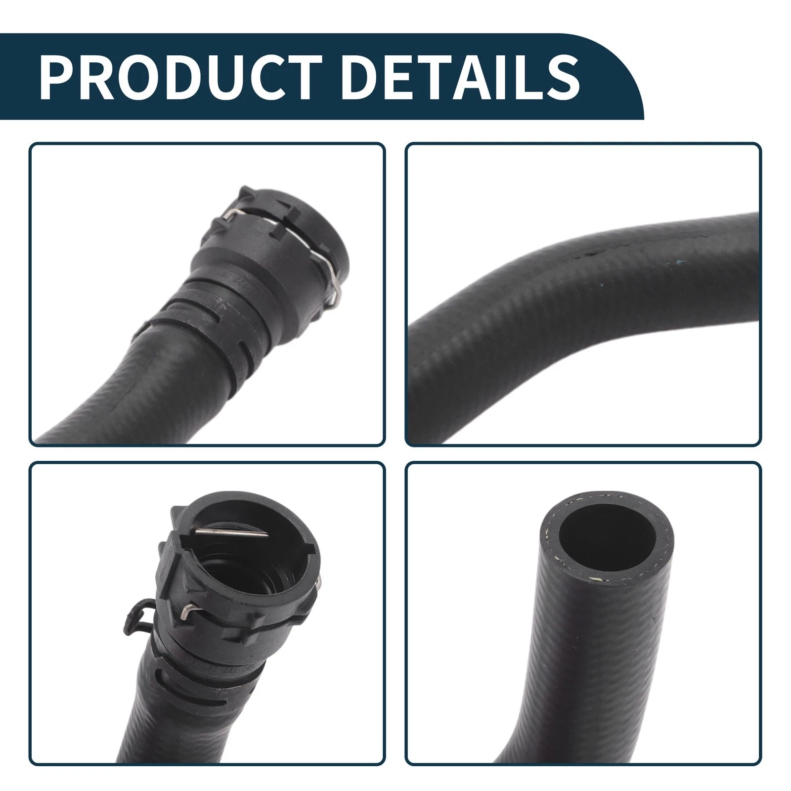 Radiator Hose Coolant Tubes for Volkswagen Golf VI (2013) Rubber Plastic
