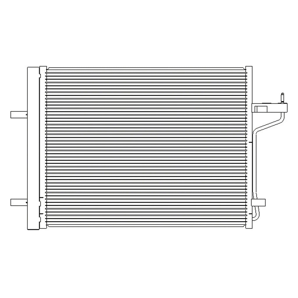 Replacement Condenser Stock Repair Part For 2013-2018 Ford C-Max