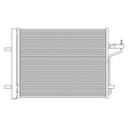 Replacement Condenser Stock Repair Part For 2013-2018 Ford C-Max