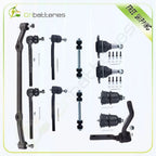 12 Pieces Suspension Idler Arm Ball Joint Tie Rod for Buick Regal (1978–1987)