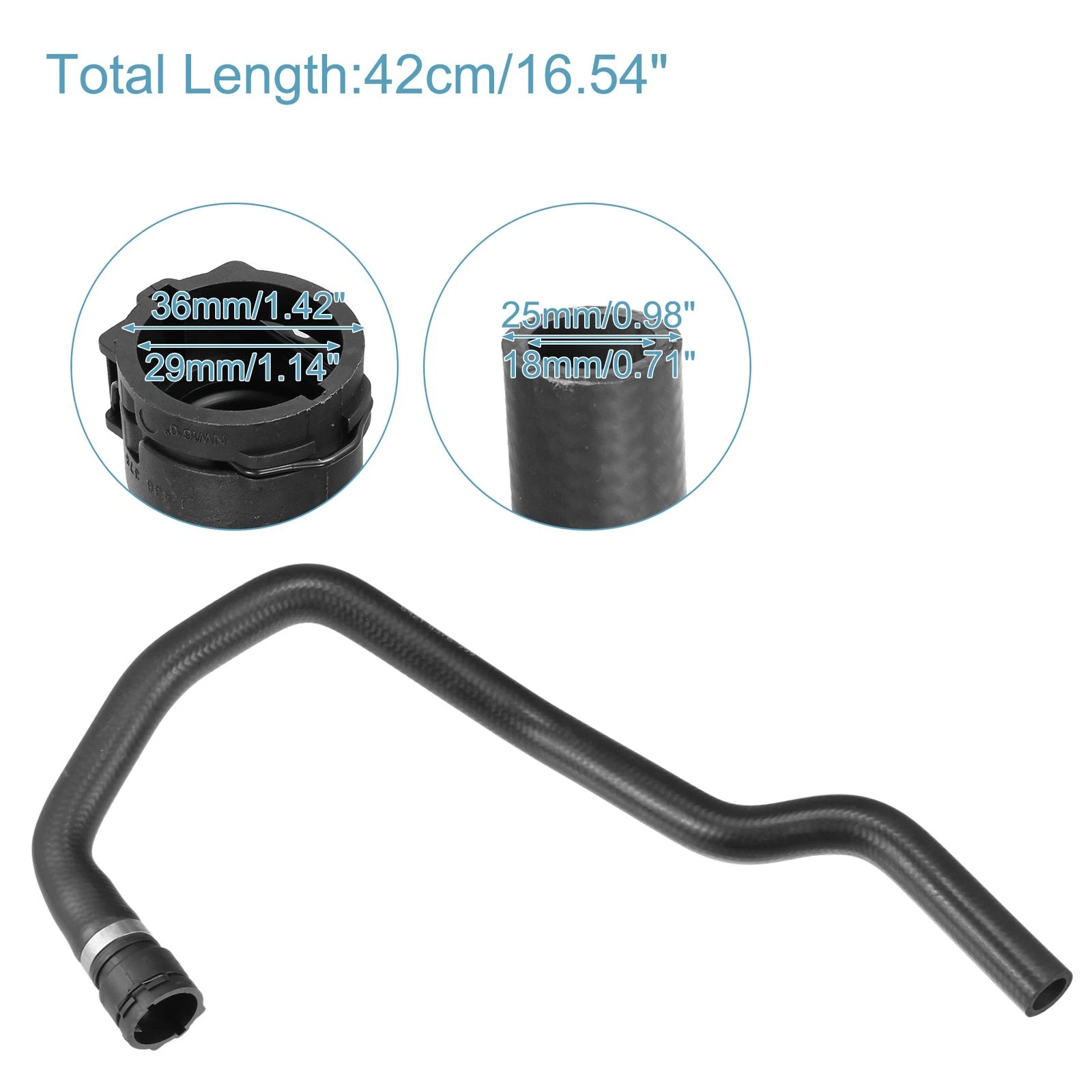 Engine Radiator Coolant Heater Hose for BMW (No. 64218376999)