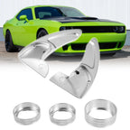 Silver Tone Inner Paddle Shifter Set for Dodge Charger (2015–2023) 745065577905