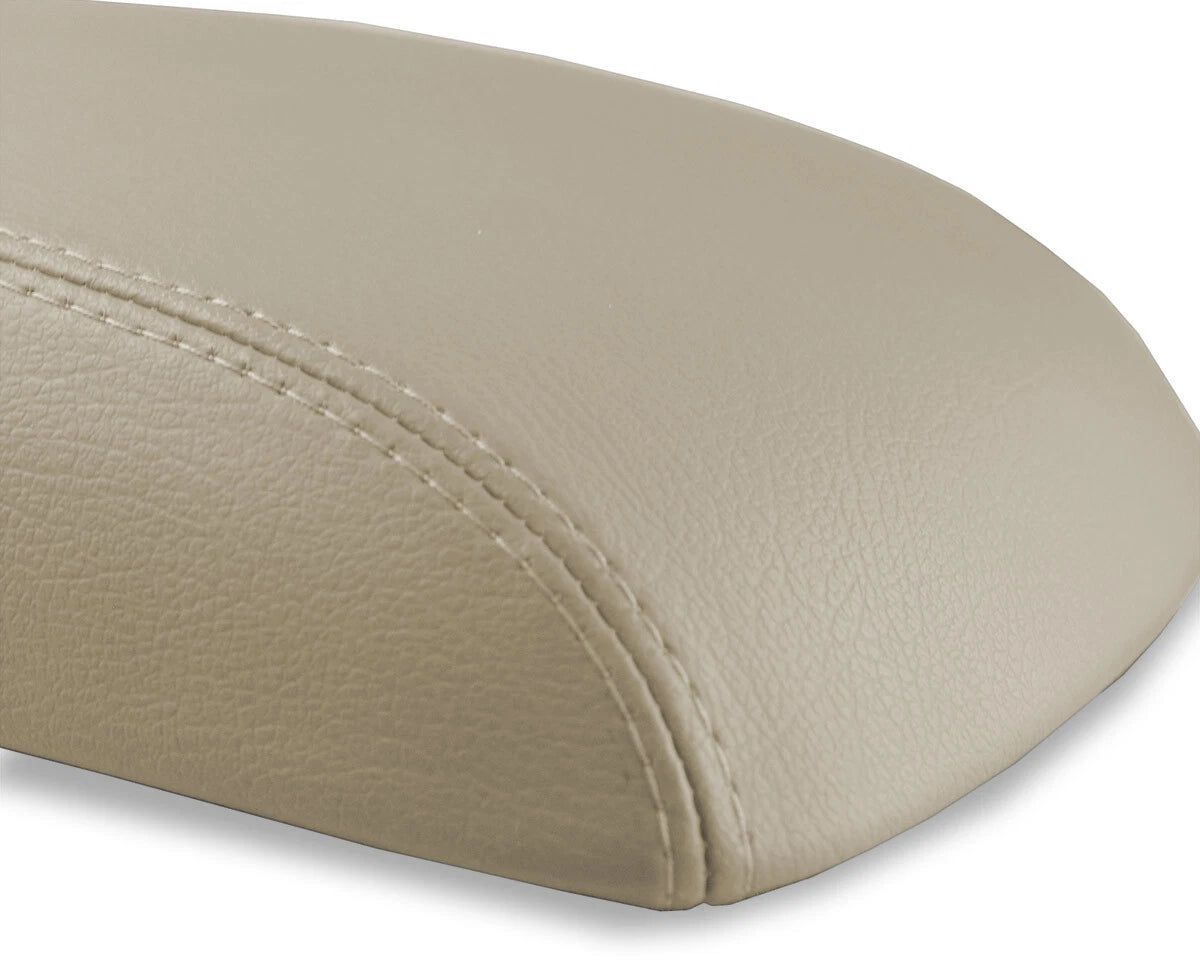 Console Lid Pull Over Cover Leather for Hyundai Santa Fe (2007–2012) Beige