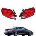 Set of 2 Outer LED Red Tail Lights for Chrysler 200 (2015–2017)