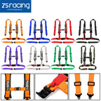 3IN 4 Point Racing Seat Belt Harness with Quick Release for ATV UTV