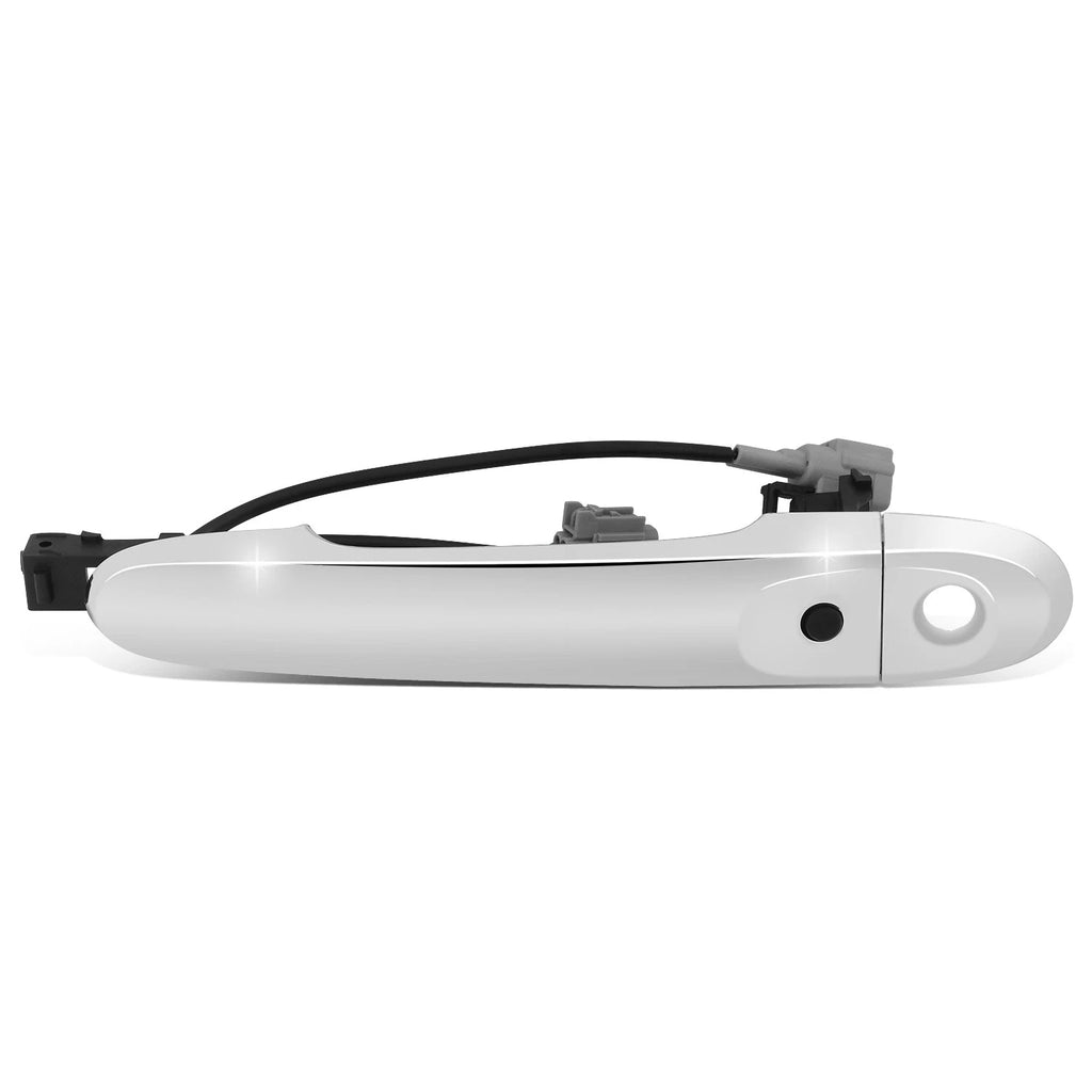Front Left Exterior Door Handle w/ Keyhole Chrome for Nissan Cube Juke Versa (2009–2019)