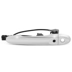 Front Left Exterior Door Handle w/ Keyhole Chrome for Nissan Cube Juke Versa (2009–2019)