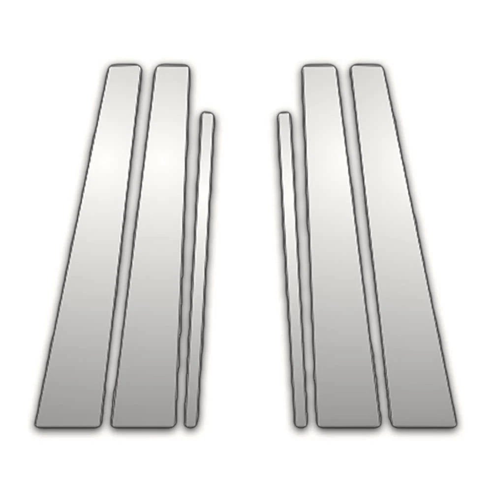6Pc Chrome Pillar Post Covers Replacement for Cadillac Deville (2000–2005)