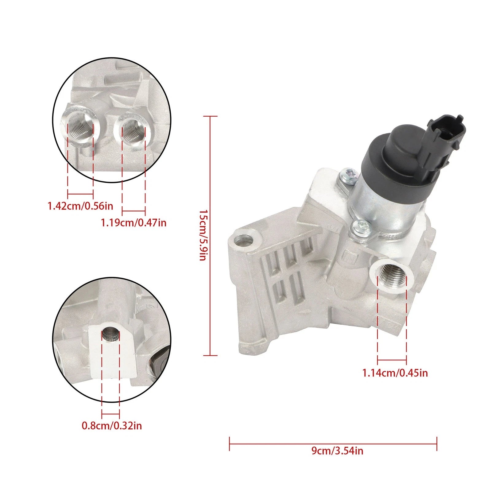 Fuel Pressure Regulator for Volvo EW145B EC210B
