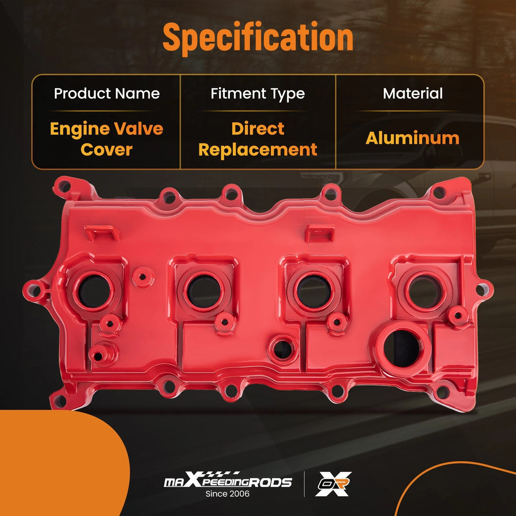 Aluminum Engine Valve Cover Set for Nissan Altima Sentra SE-R 2.5L (2007–2012)