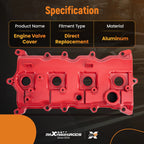 Aluminum Engine Valve Cover Set for Nissan Altima Sentra SE-R 2.5L (2007–2012)