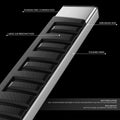 Set of 2 Rectangular Steel Running Boards for Nissan Titan (2004–2024)