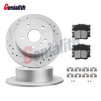Rear Disc Rotors Brake Pads Kit for Toyota Avalon Camry Lexus ES300h (2007–2012)
