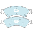 Front Slotted Disc Rotors + Pads for Ford Ranger PX (2011-2019)
