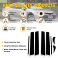 8pcs Door Trim Molding Cover Pillar for Toyota Camry (2018–2021)
