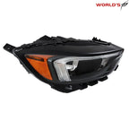 Set of 2 LED Headlights for Ford Edge (2019–2023) Black Housing