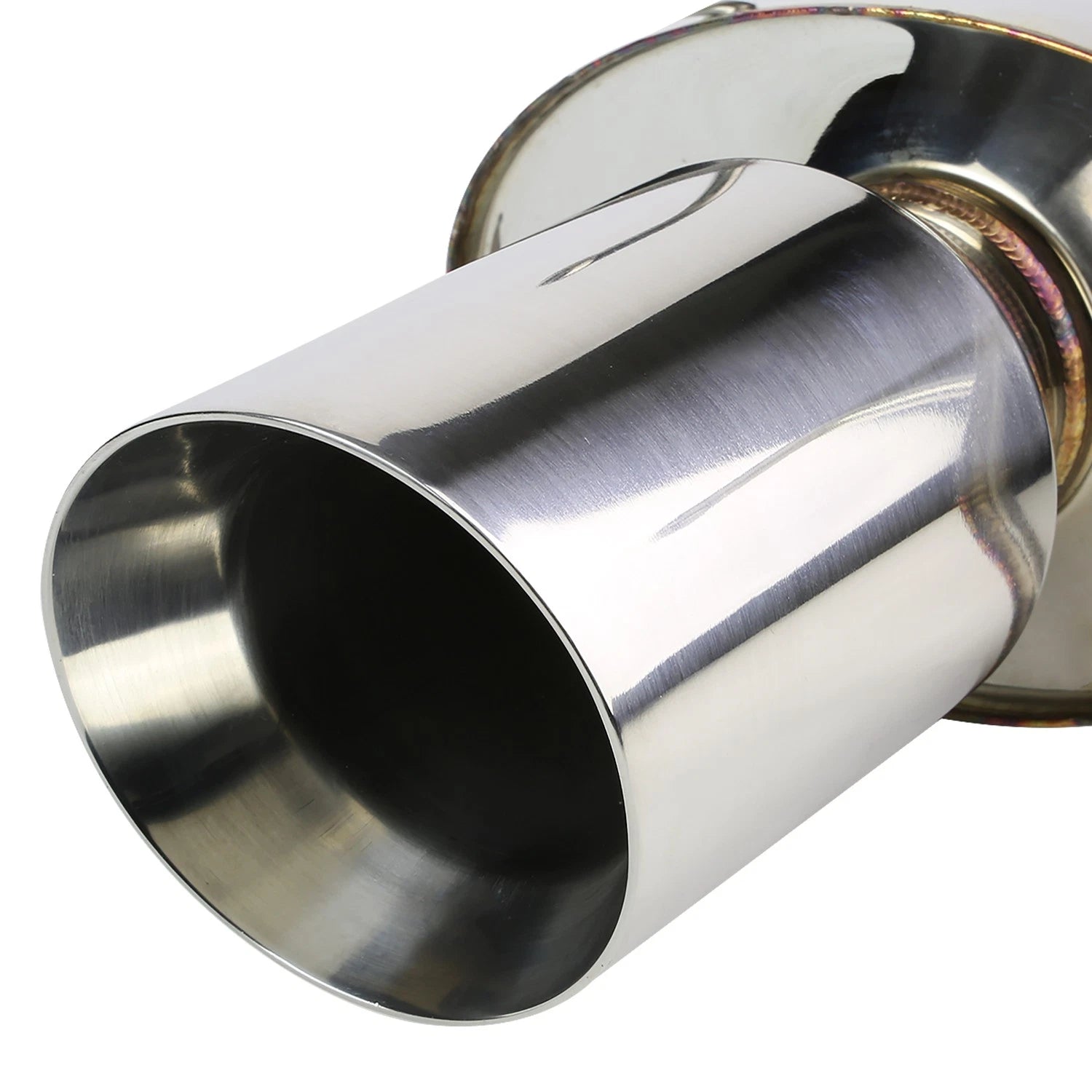 4" Oval Muffler for Chevy Cobalt (2005–2010) - Stainless Steel Catback Exhaust