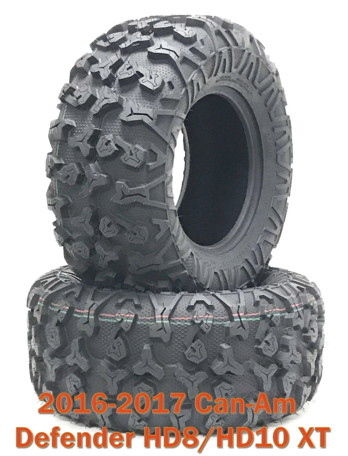 Set of 2 Front Tires for Can-Am Defender HD8/HD10 XT (2016–2017) 27x9R14 8PR Radial