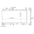 Replacement Radiator Repair Part For 2008-2014 Subaru Impreza Wrx
