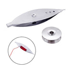 Tatting Shuttle Steel Weaving Tool for DIY Lace Making (7.25x2.2x0.88cm)