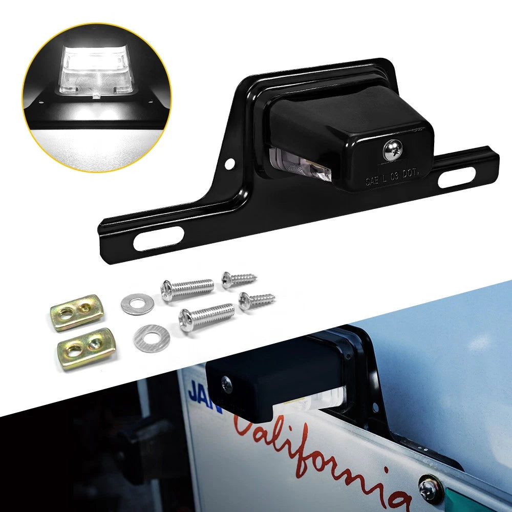 LED License Plate Bracket for UTV ATV Truck (12V DC)
