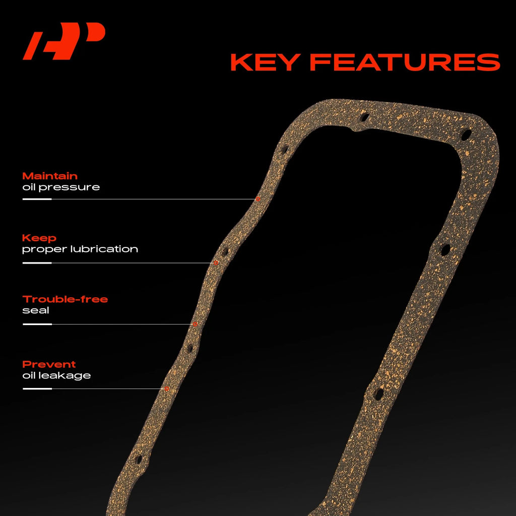 Cork Engine Oil Pan Gasket Set for Mitsubishi Diamante (1997–2004)