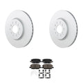 Set of 2 Bosch QuietCast Front Rotors & Akebono ProACT Pads for LaCrosse