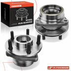 2X Front Wheel Hub & Bearing Assembly for Jeep Wrangler (1987–1989)