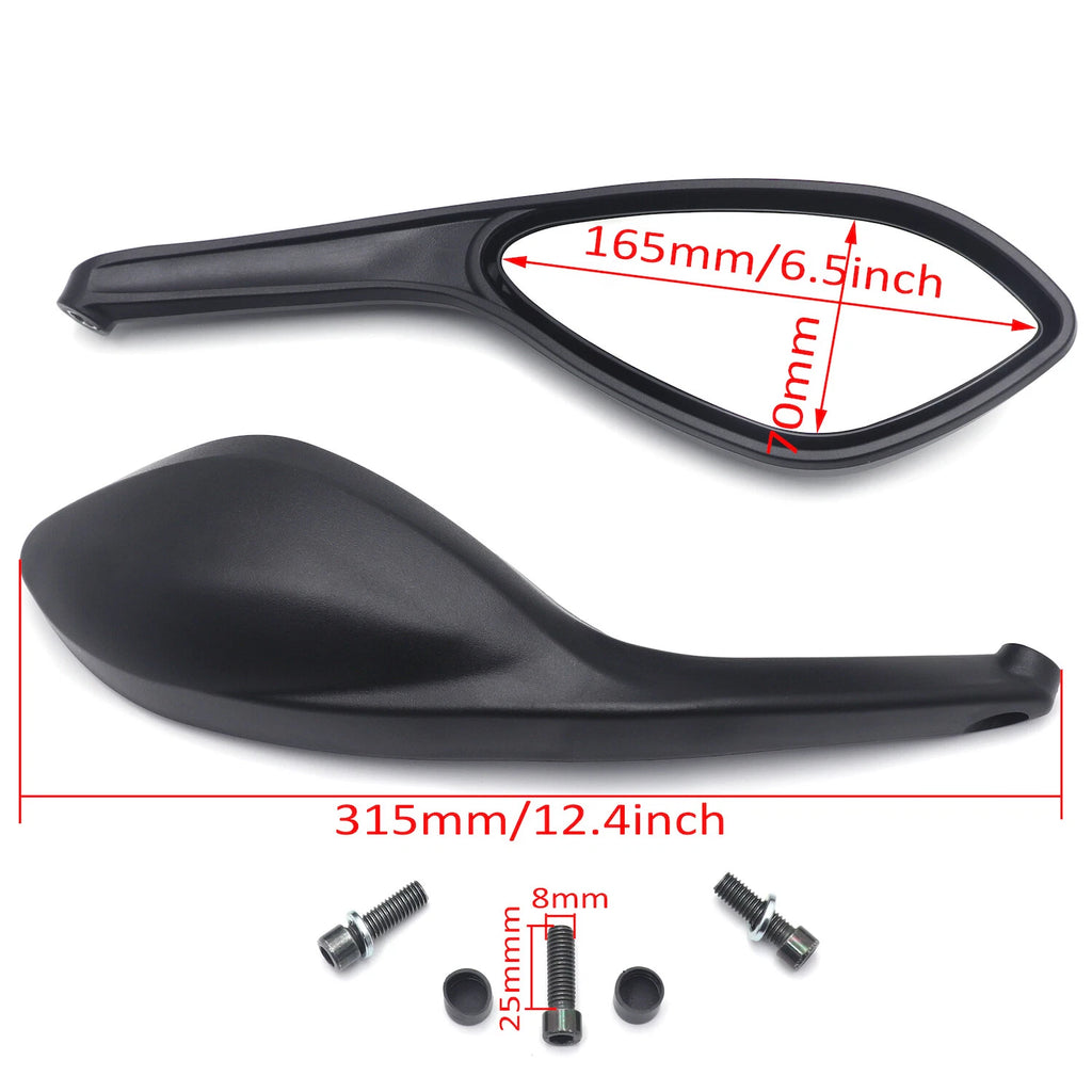 Rear Side View Mirrors for Ducati Monster 695/696/796/1100/Streetfighter/S/848