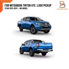 E4 Fog Lamp Spot Light for Mitsubishi Triton L200 MQ 2015-2018 Chrome Cover