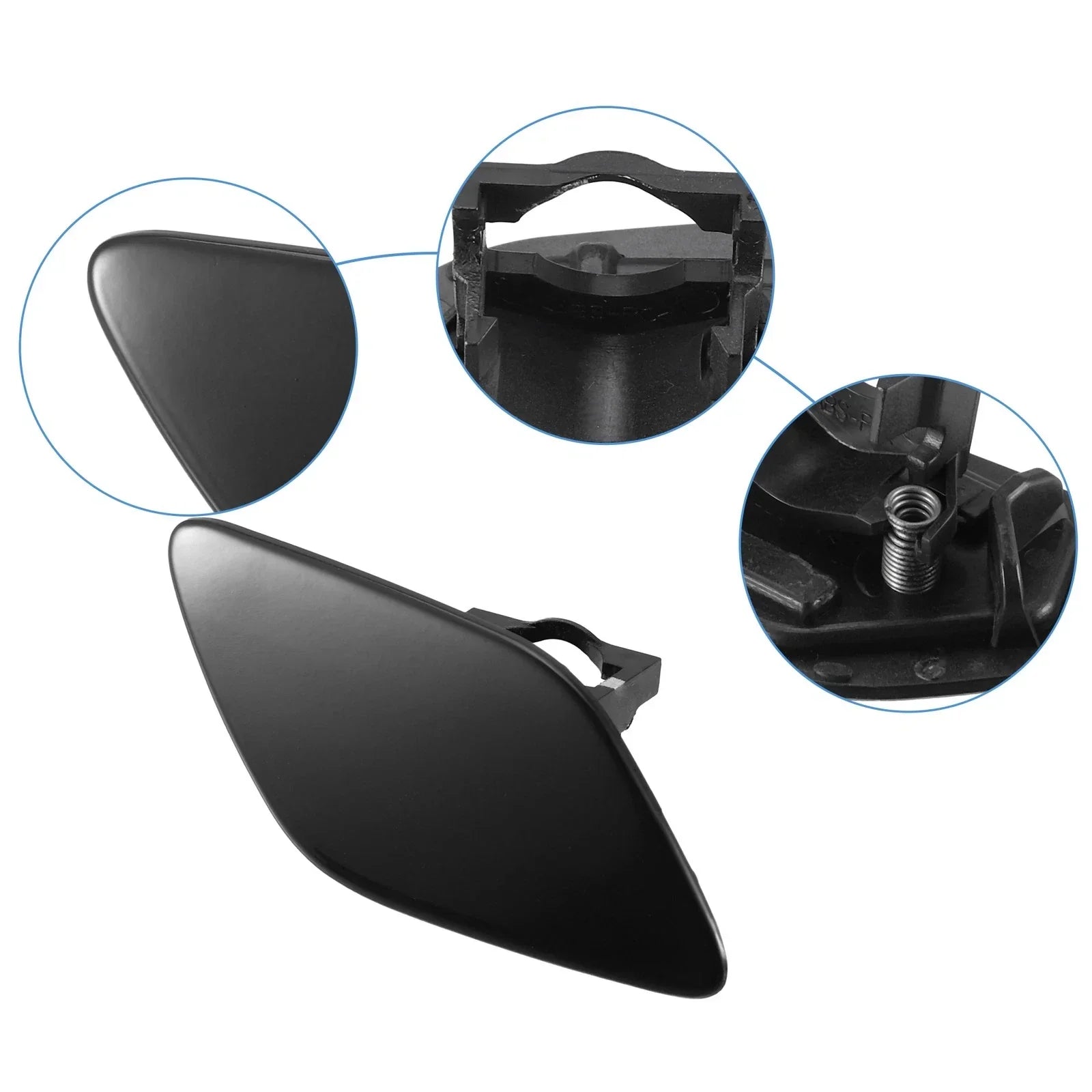 Front Right Bumper Headlight Washer Nozzle Cover Cap for BMW 328i