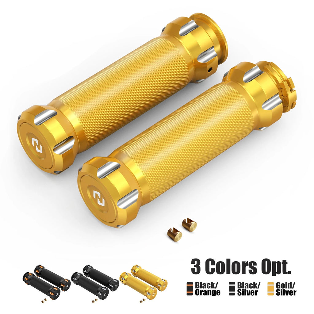 Handlebar Hand Grips for Harley Dyna (1996–2017) & Softail (1995–2015) 56206-96 56220-94A