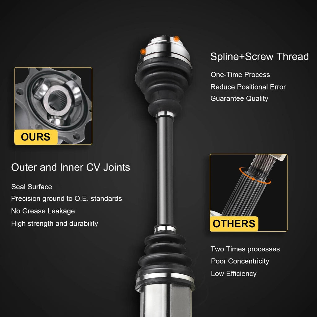 Pair Front Side CV Axle Assembly for BMW X1 (2012-2015)