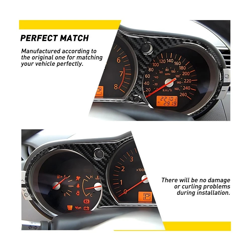Inner Decoration Instrument Cluster Panel Trim Cover for Nissan 350Z (2003–2009) EPY