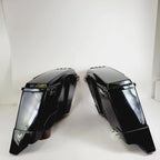 Saddlebag Bottoms for Harley Davidson Touring (1996–2013) Black w/ Extensions