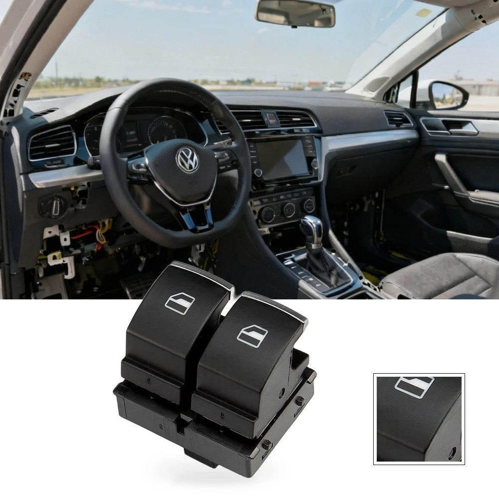 Electric Window Lifter Button Switch for VW Golf Passat Tiguan (2006–2021)