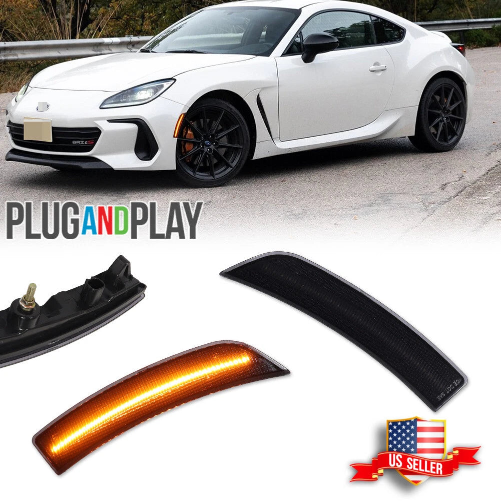 Full LED Side Marker Lights for Toyota GR86 Subaru BRZ (2022–2023)