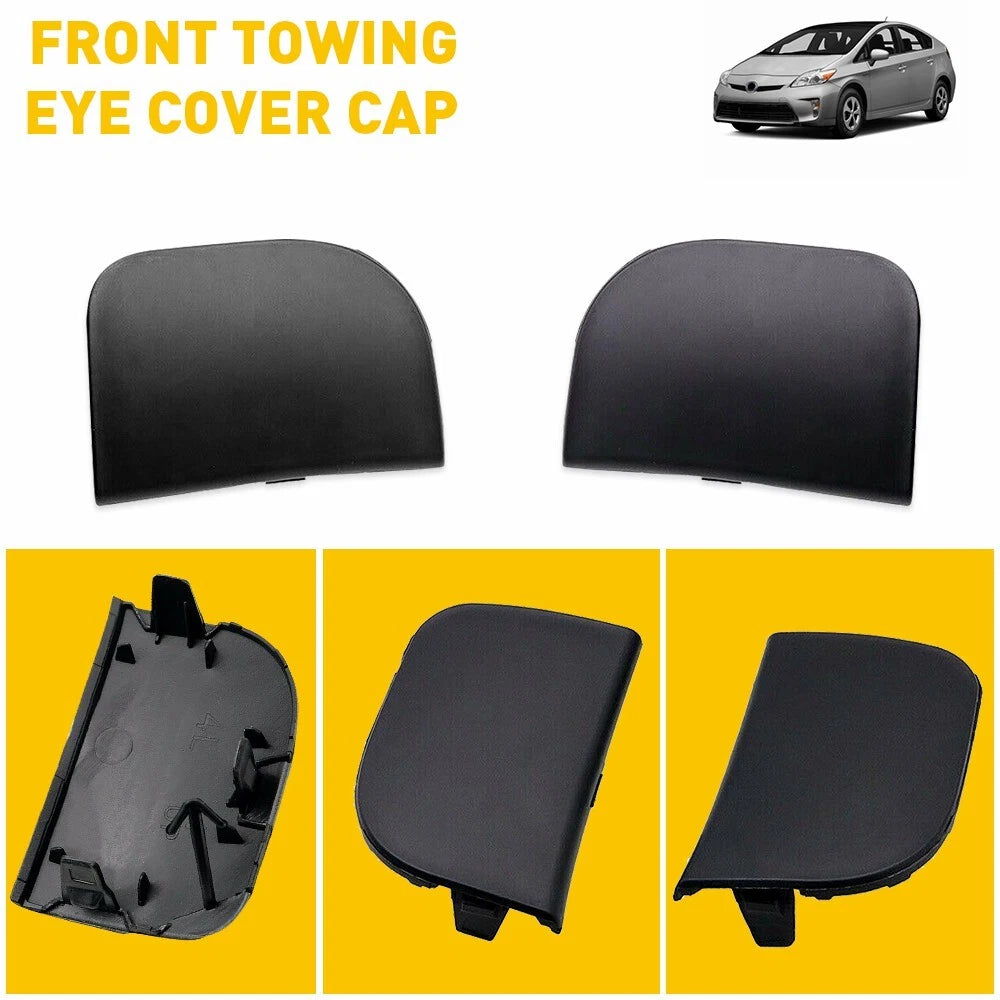 Set of 2 Tow Hook Eye Cap Covers for Toyota Prius (2012–2015)