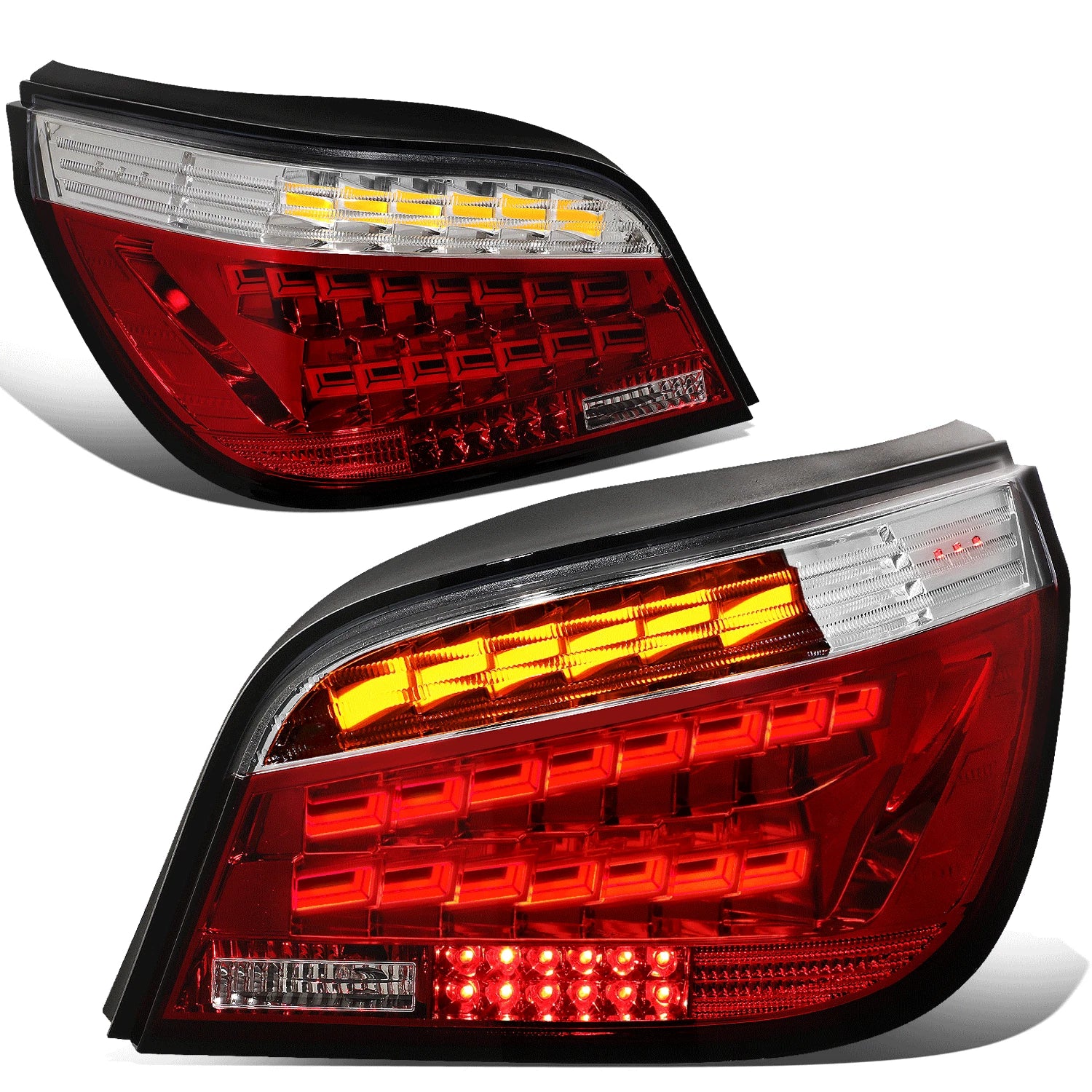 OLED Sequential Turn Signal Tail Lights for BMW E60 Sedan (2008–2010)