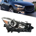 Headlight Assembly for Mazda 3 (2017–2018) Right Passenger Side Halogen
