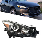 Headlight Assembly for Mazda 3 (2017–2018) Right Passenger Side Halogen