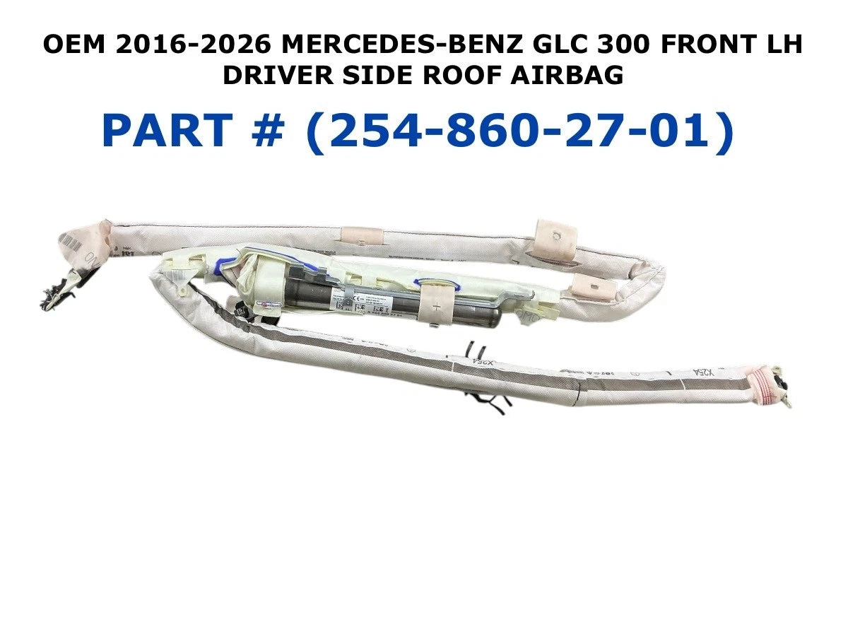 Left Side Roof Airbag for Mercedes-Benz GLC300 (2016–2026) 254-860-27-01