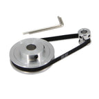 Aluminium Timing Pulley Kit with 250mm Belt for Smooth Transmission