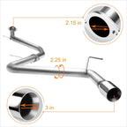 3" Round Muffler Tip for Toyota Corolla iM E180 (2016–2018) - S.S. Catback Exhaust