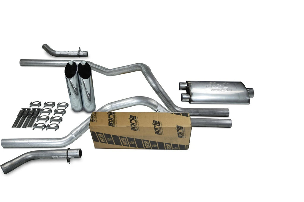 Dual Exhaust Kit for Ford F-150 (2004–2014) 2.5" Pro XS Slash Tip