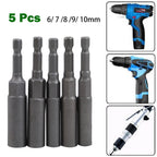 5pcs Hex Socket Drill Adapter Set for Electric Screwdriver (Universal)