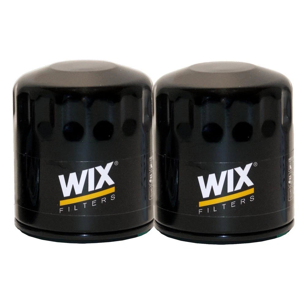 2X Wix Engine Motor Oil Filters for Cadillac, Chevy, GMC, Jeep, Pontiac, Saab