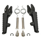 Front Driver Footpegs Footrests for Honda CBR600RR (2003–2025), CBR1000RR (2004–2025)