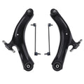 Set of 4 Front Suspension Lower Control Arms with Ball Joints for Nissan Rogue (2008–2013)